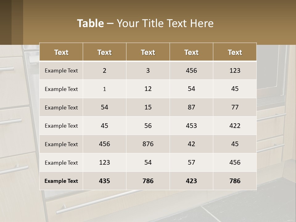 Kitchen Oven PowerPoint Template