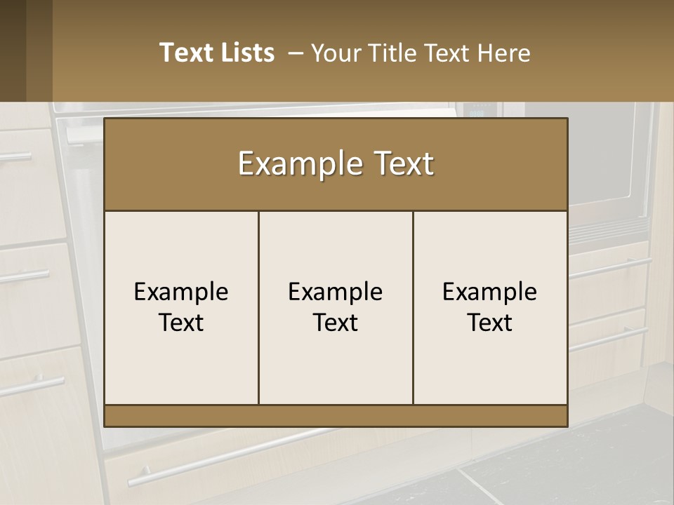 Kitchen Oven PowerPoint Template