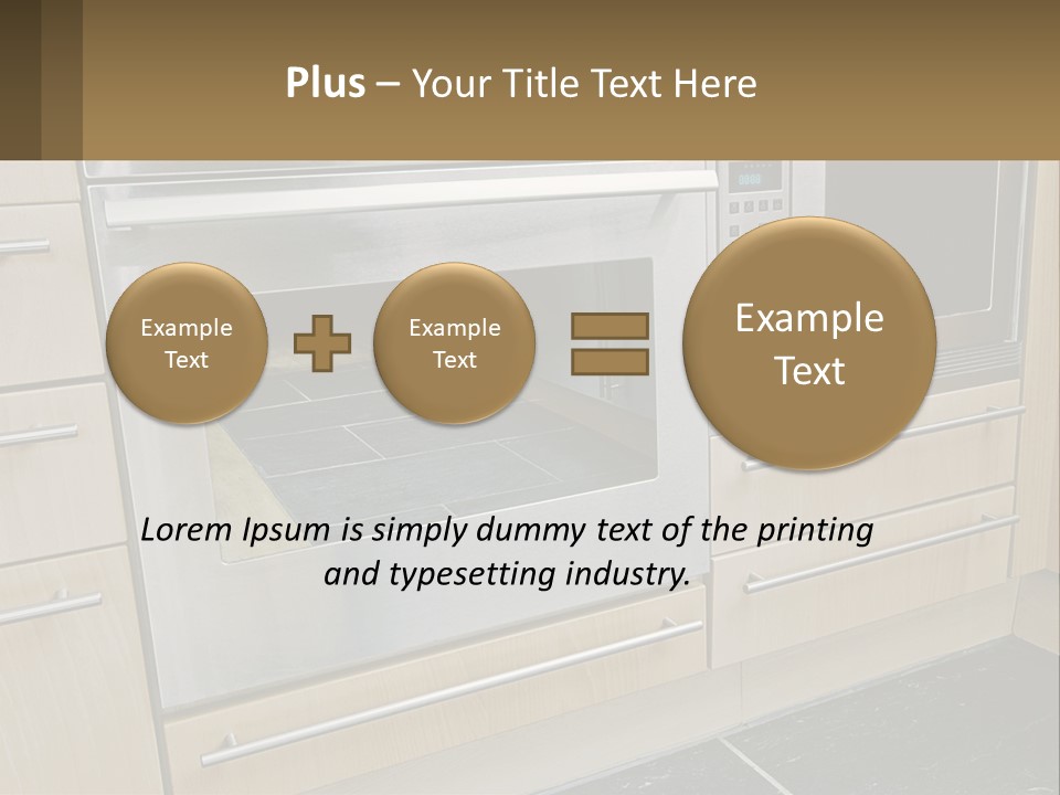 Kitchen Oven PowerPoint Template