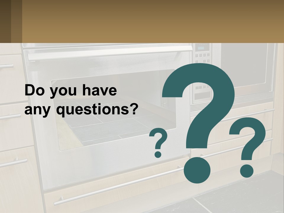 Kitchen Oven PowerPoint Template