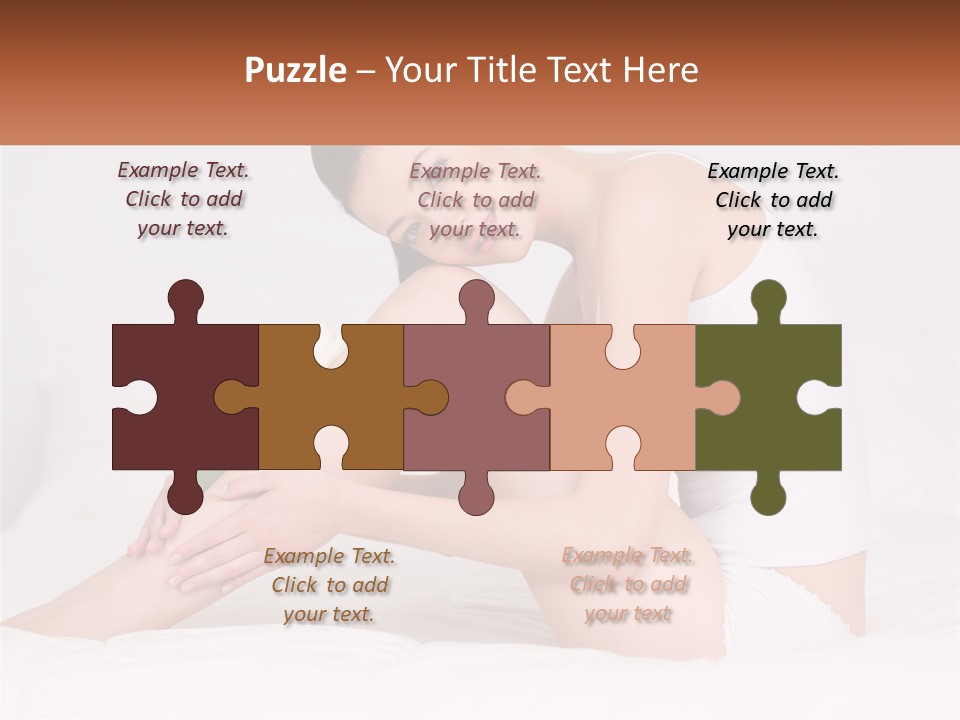 Epilation Of The Girl's Legs PowerPoint Template