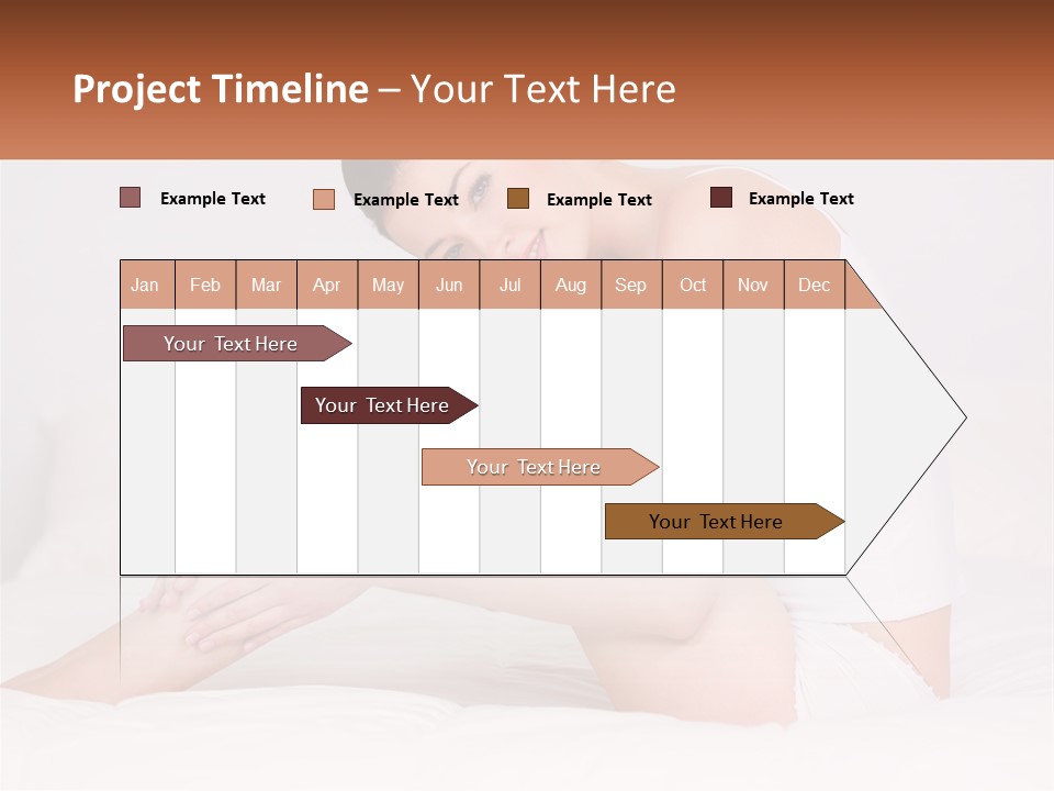 Epilation Of The Girl's Legs PowerPoint Template