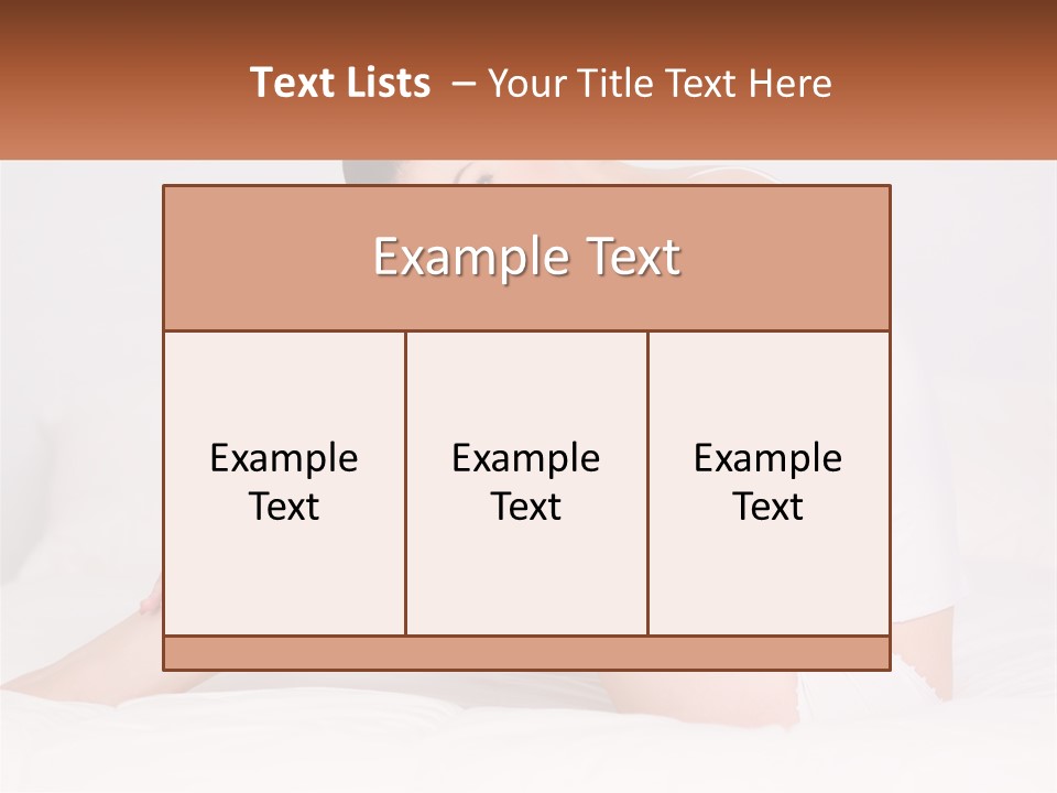 Epilation Of The Girl's Legs PowerPoint Template