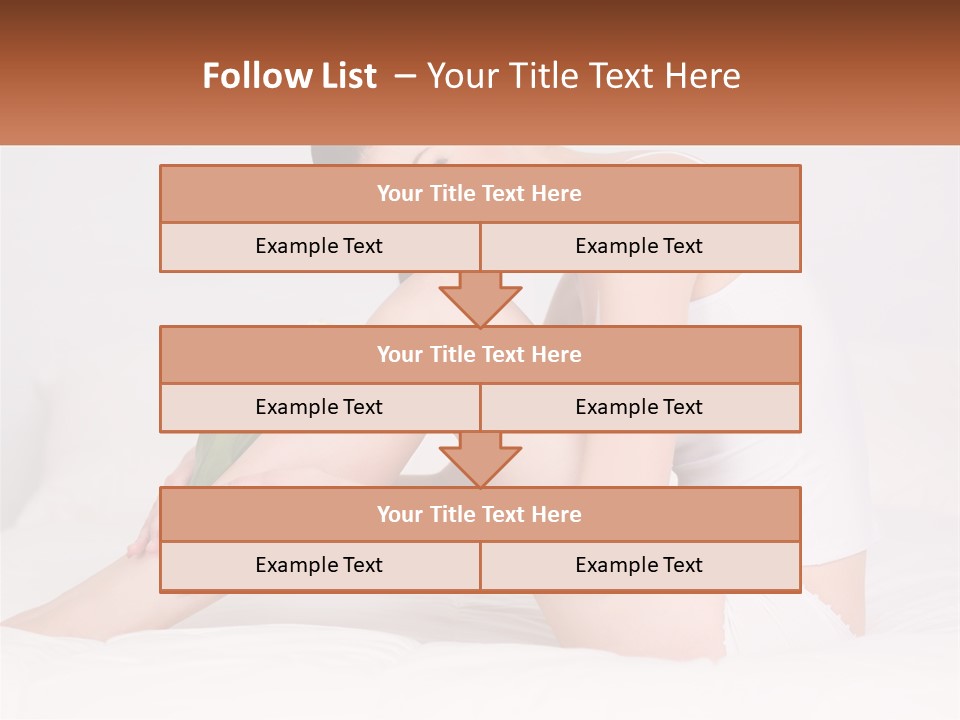 Epilation Of The Girl's Legs PowerPoint Template