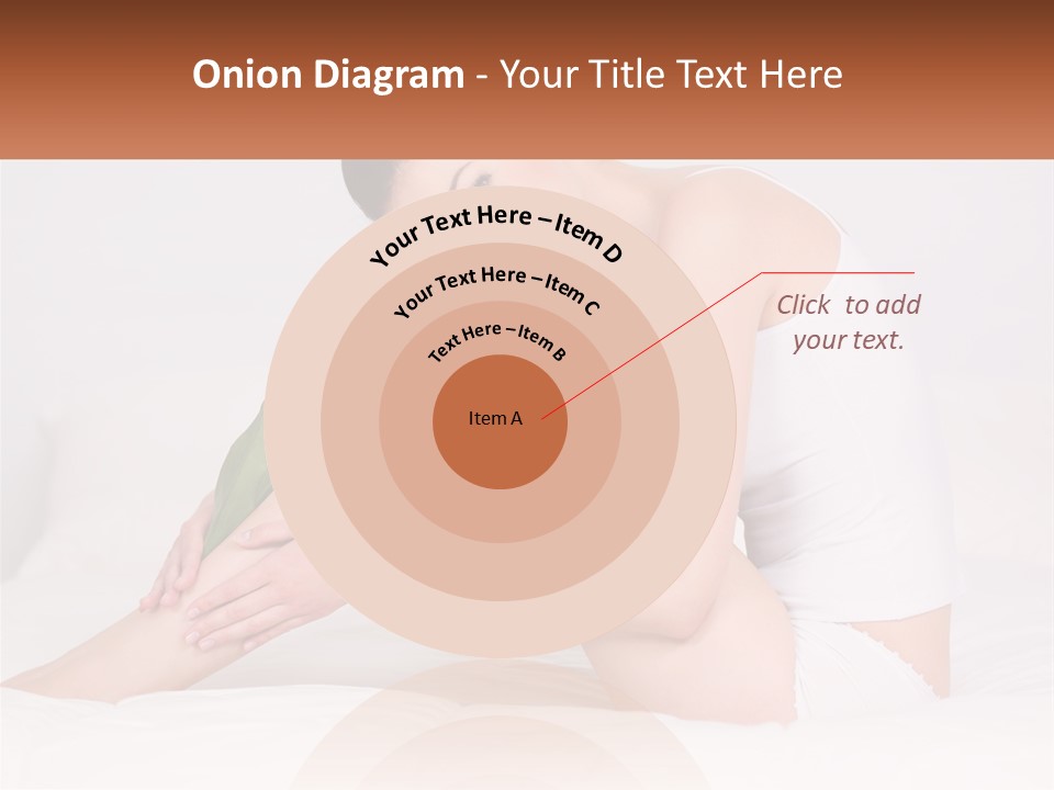 Epilation Of The Girl's Legs PowerPoint Template