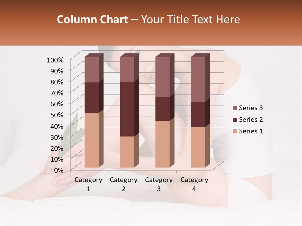 Epilation Of The Girl's Legs PowerPoint Template