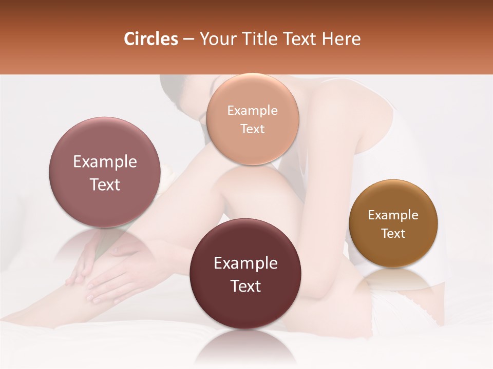 Epilation Of The Girl's Legs PowerPoint Template