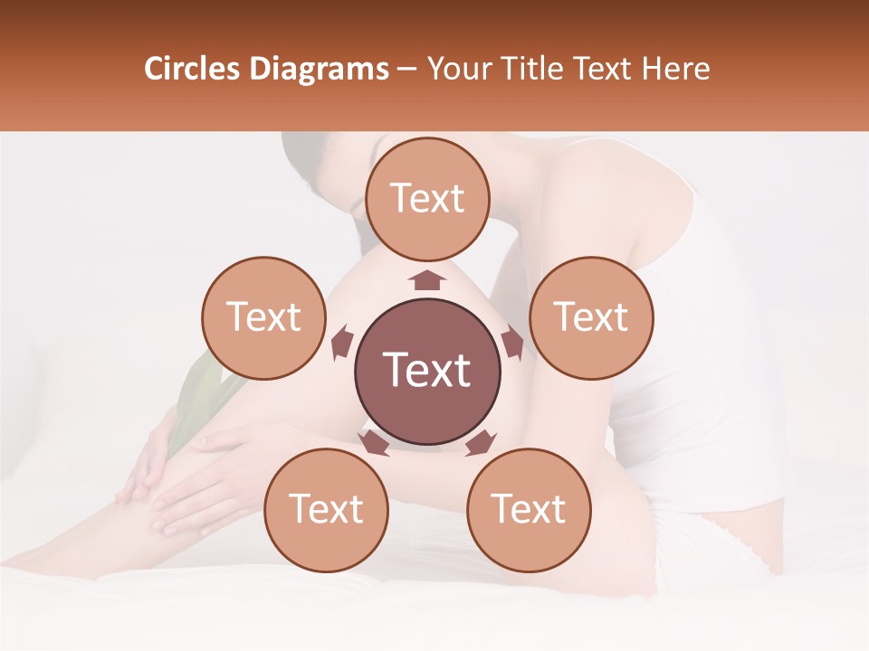 Epilation Of The Girl's Legs PowerPoint Template