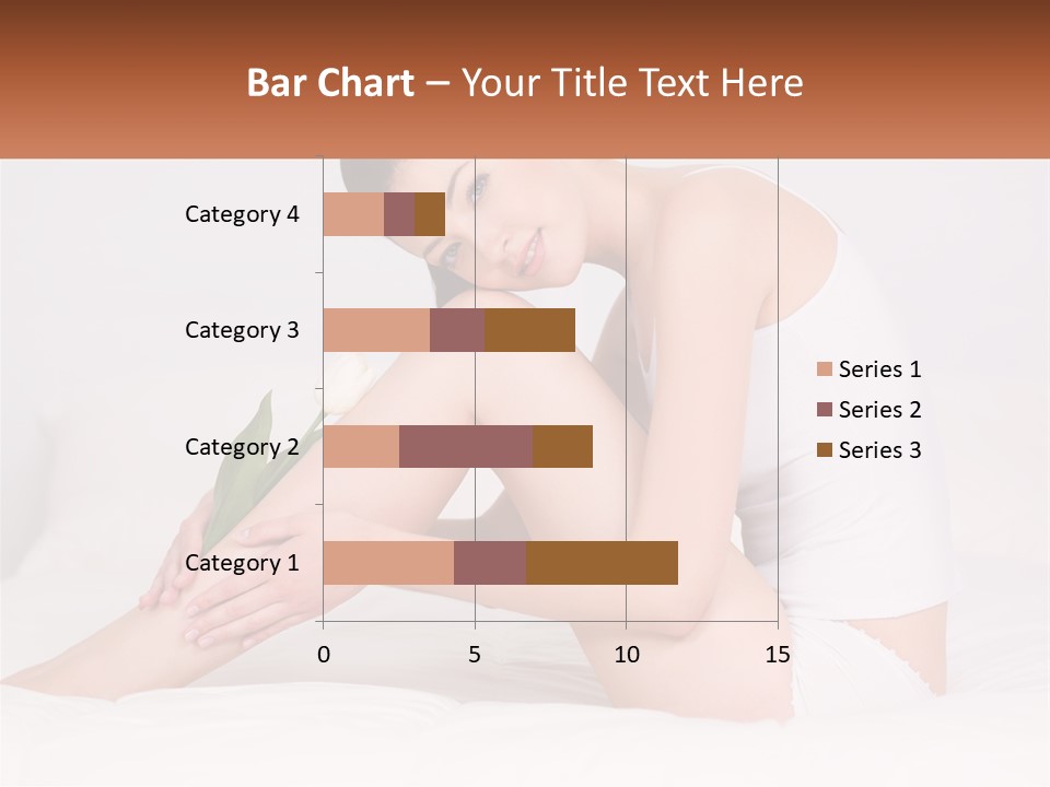Epilation Of The Girl's Legs PowerPoint Template