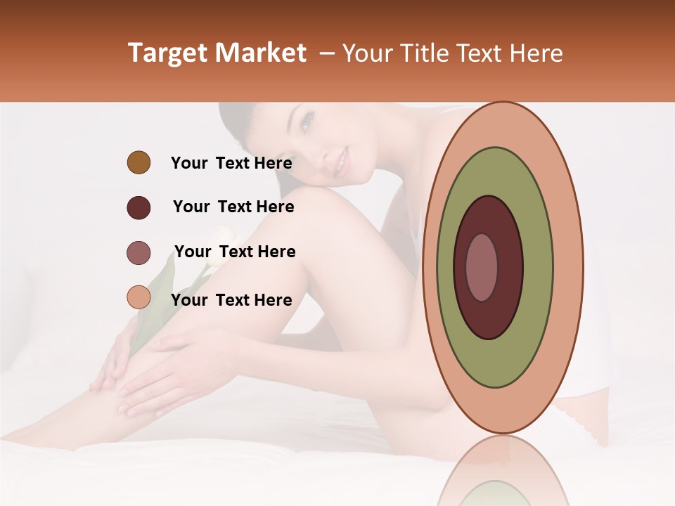 Epilation Of The Girl's Legs PowerPoint Template