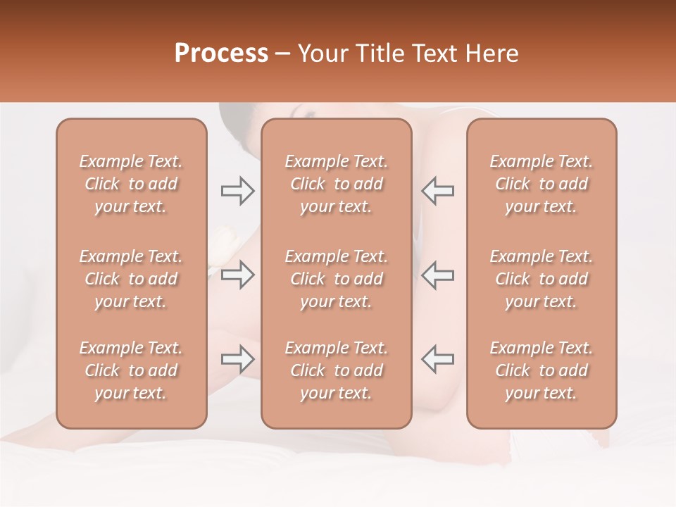 Epilation Of The Girl's Legs PowerPoint Template
