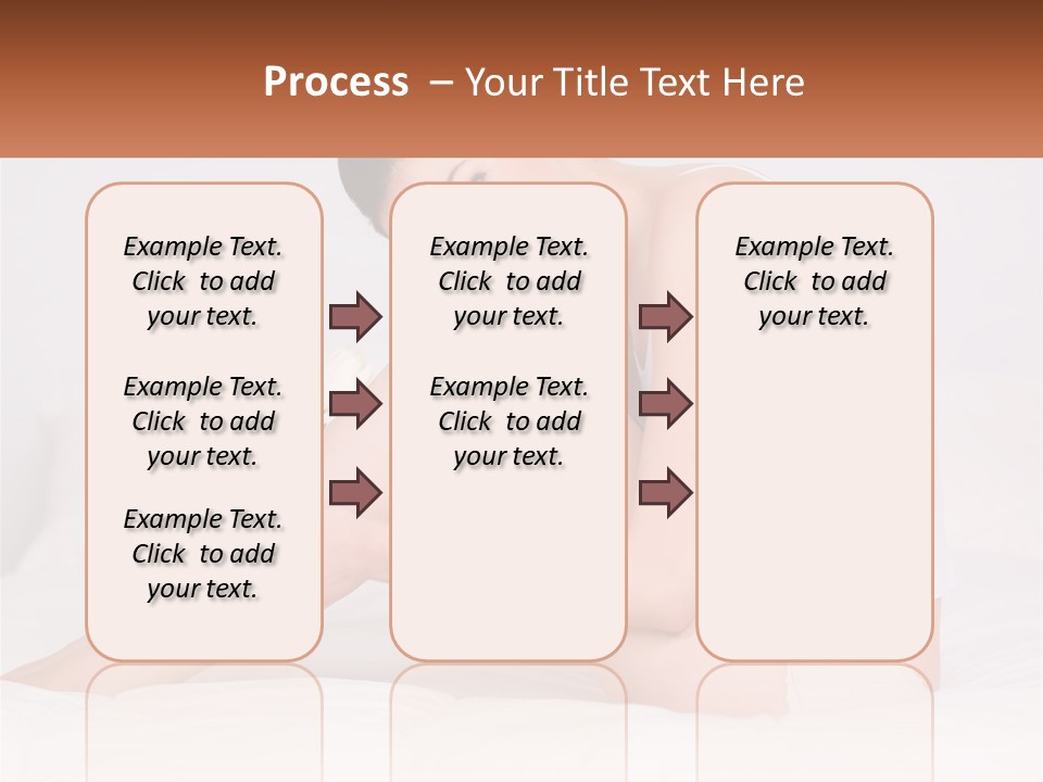 Epilation Of The Girl's Legs PowerPoint Template