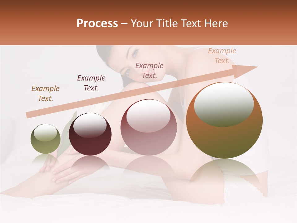 Epilation Of The Girl's Legs PowerPoint Template