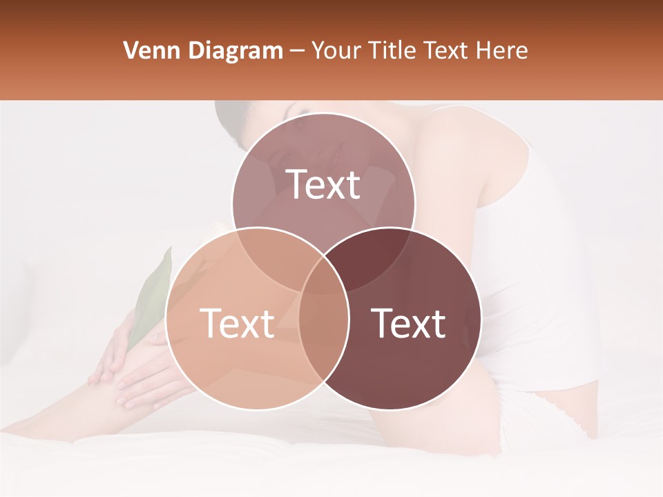 Epilation Of The Girl's Legs PowerPoint Template