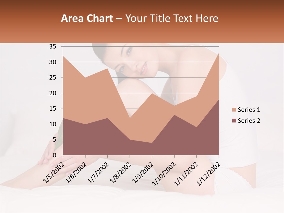 Epilation Of The Girl's Legs PowerPoint Template