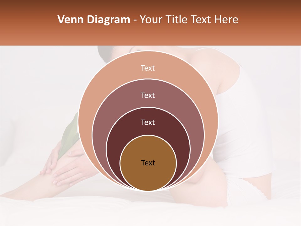 Epilation Of The Girl's Legs PowerPoint Template