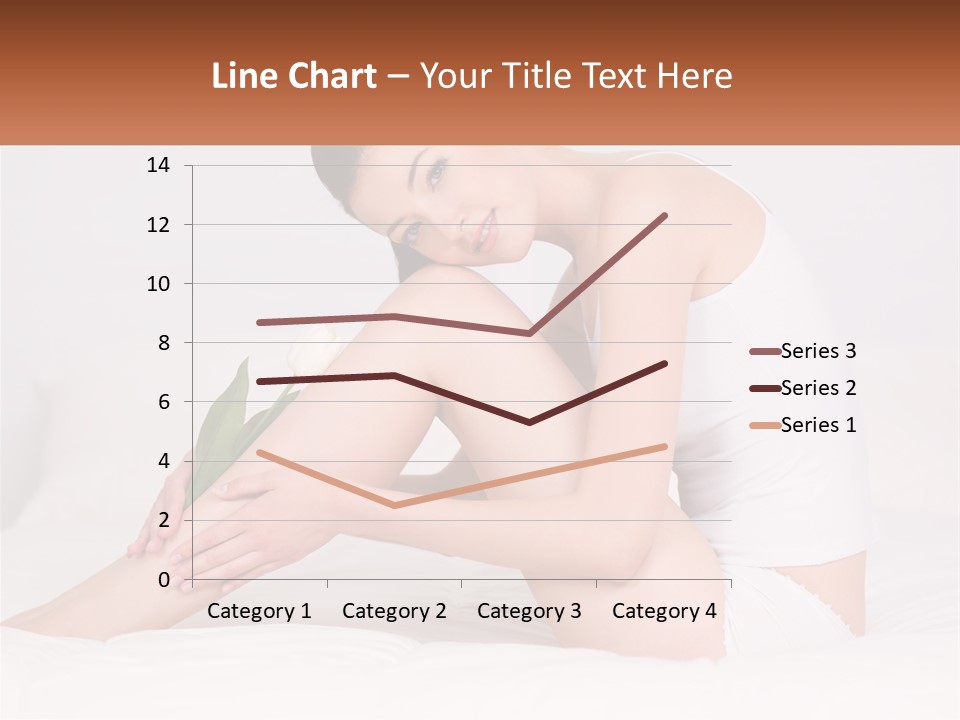 Epilation Of The Girl's Legs PowerPoint Template