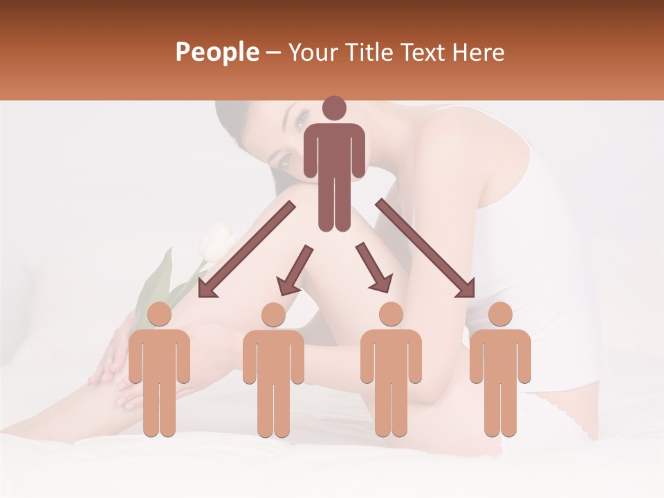 Epilation Of The Girl's Legs PowerPoint Template