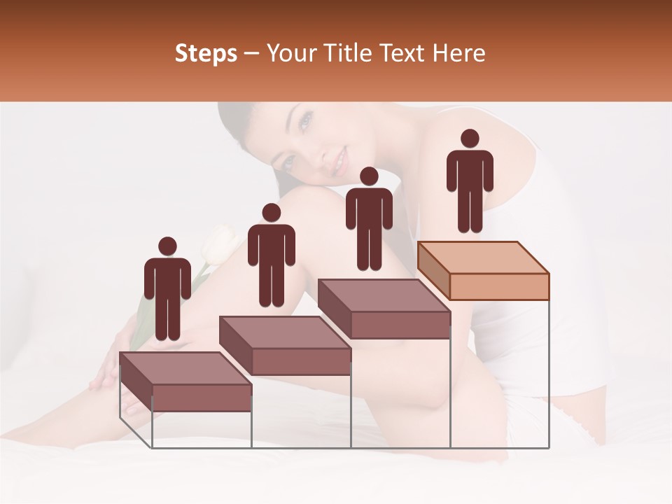 Epilation Of The Girl's Legs PowerPoint Template