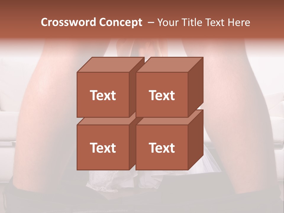 The Bride Laughs At Her Husband PowerPoint Template