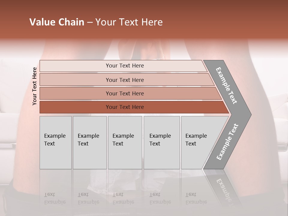 The Bride Laughs At Her Husband PowerPoint Template