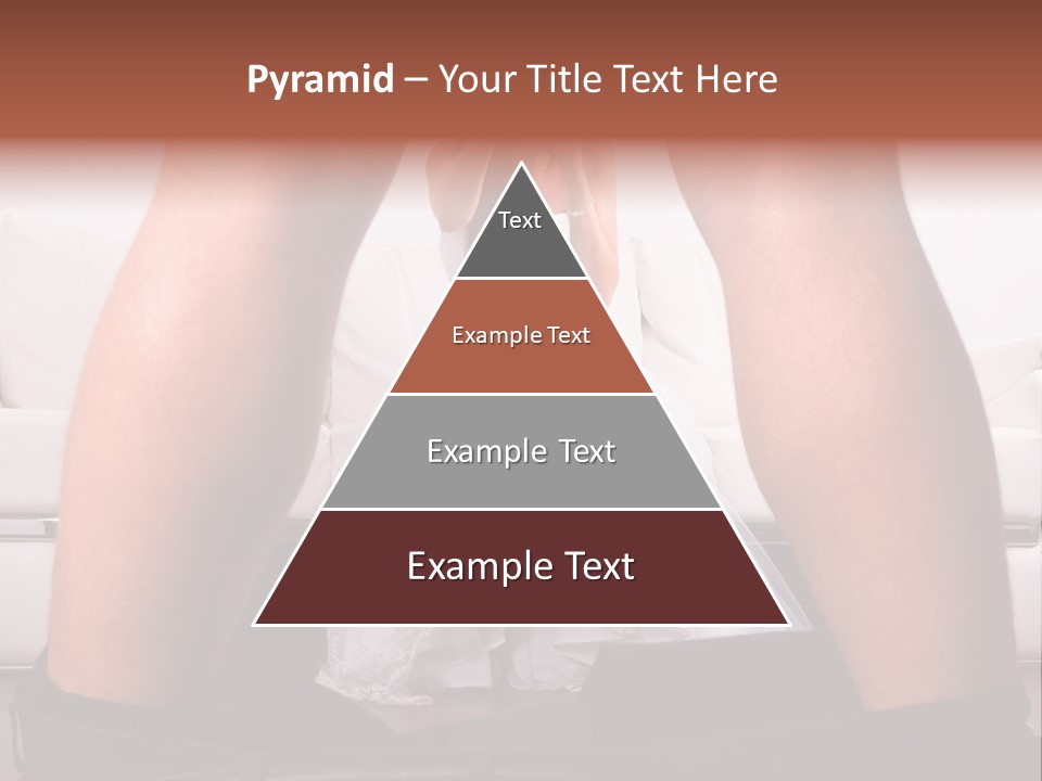 The Bride Laughs At Her Husband PowerPoint Template