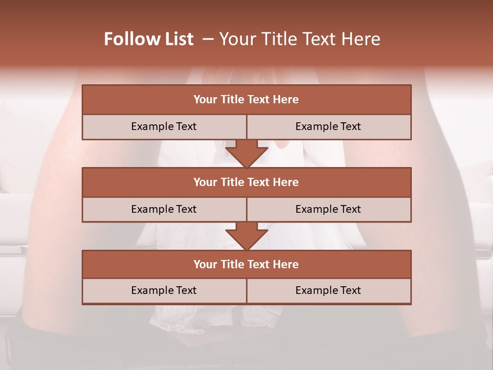 The Bride Laughs At Her Husband PowerPoint Template
