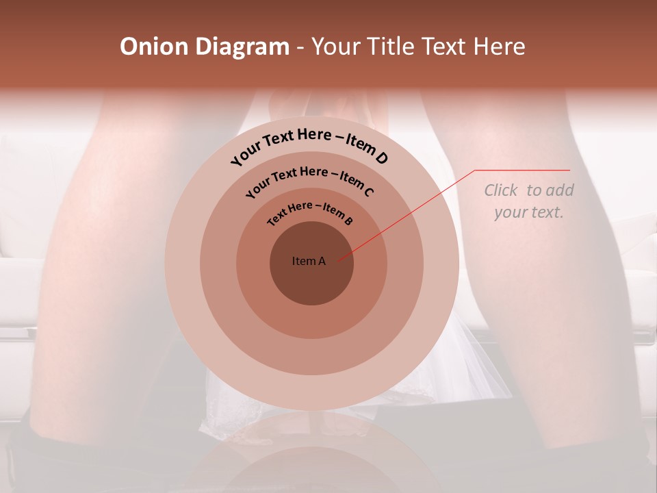 The Bride Laughs At Her Husband PowerPoint Template