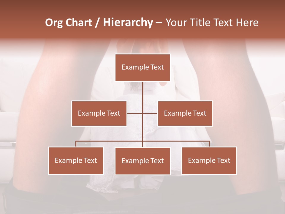 The Bride Laughs At Her Husband PowerPoint Template