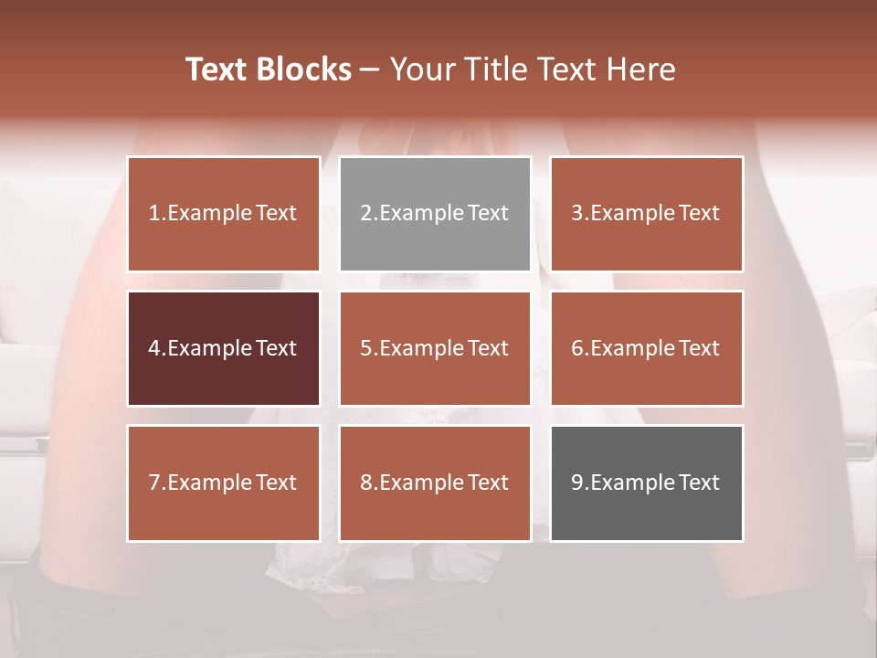 The Bride Laughs At Her Husband PowerPoint Template