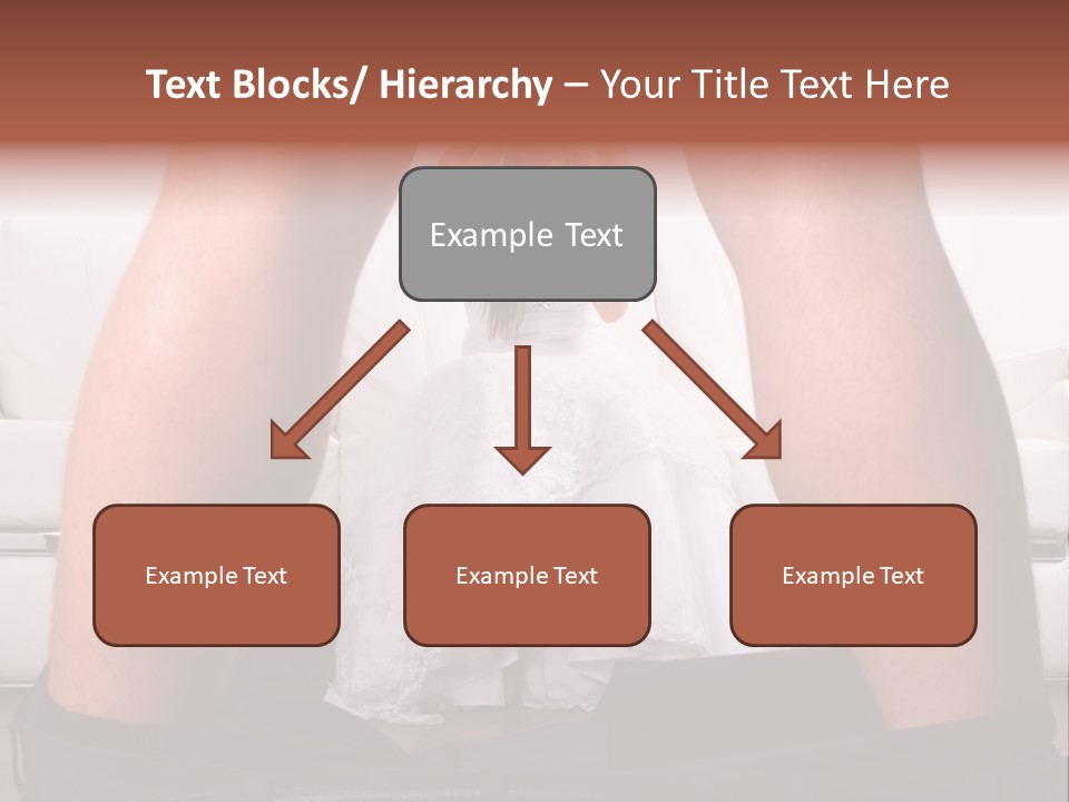 The Bride Laughs At Her Husband PowerPoint Template