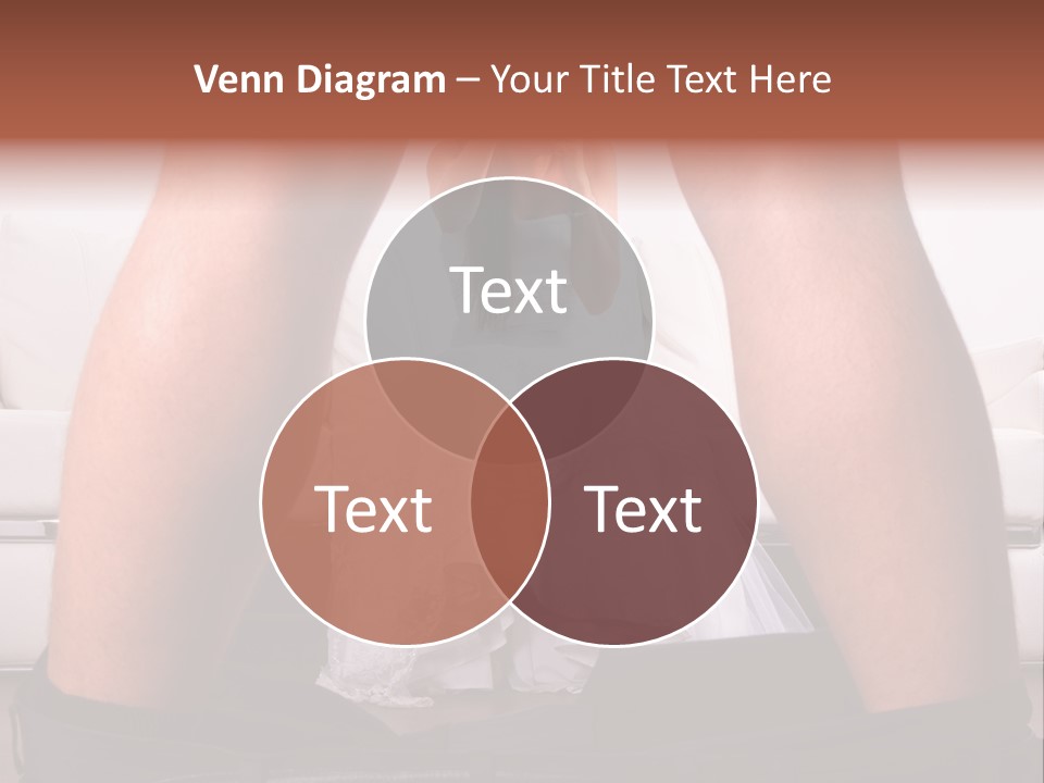 The Bride Laughs At Her Husband PowerPoint Template