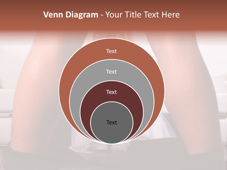 The Bride Laughs At Her Husband PowerPoint Template