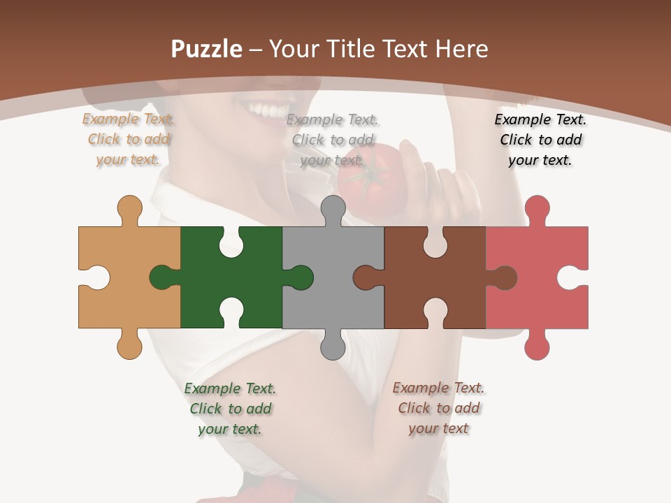 Girl Chef PowerPoint Template