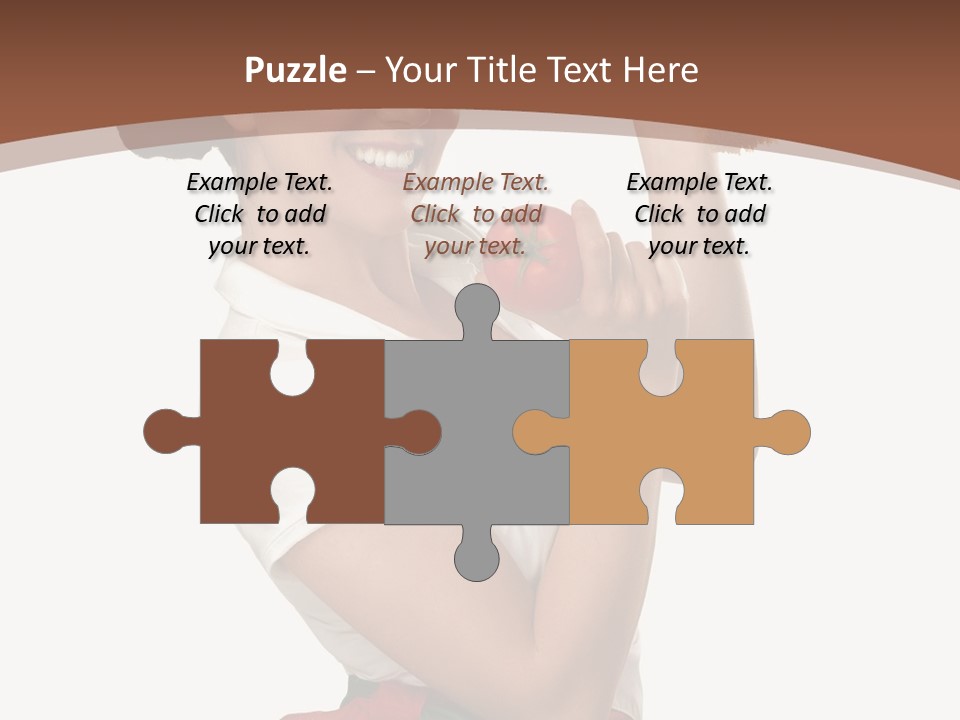 Girl Chef PowerPoint Template