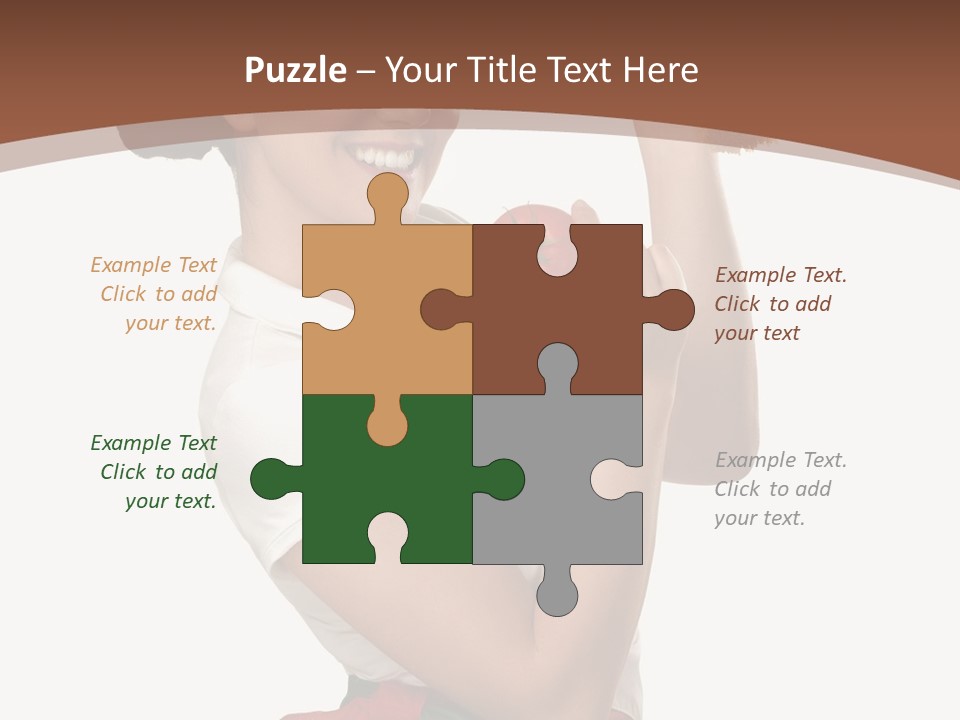 Girl Chef PowerPoint Template