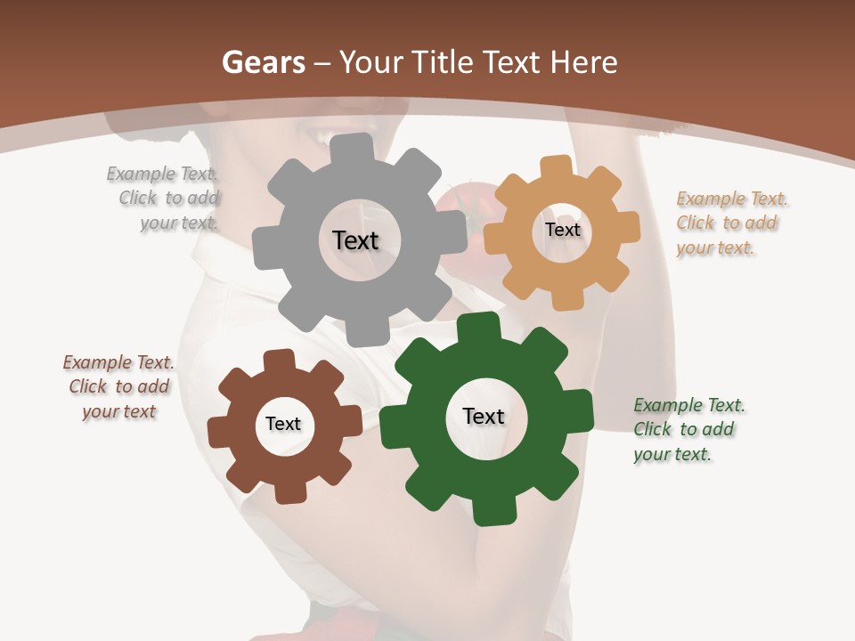 Girl Chef PowerPoint Template