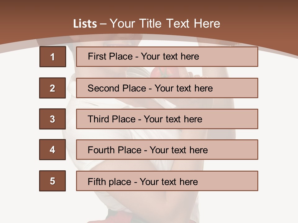 Girl Chef PowerPoint Template