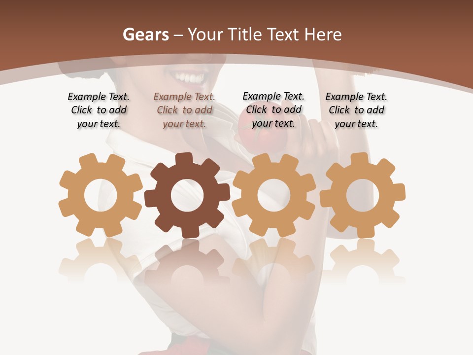 Girl Chef PowerPoint Template