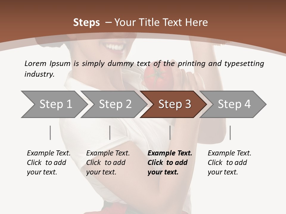 Girl Chef PowerPoint Template