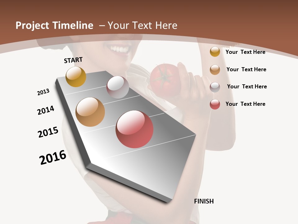 Girl Chef PowerPoint Template