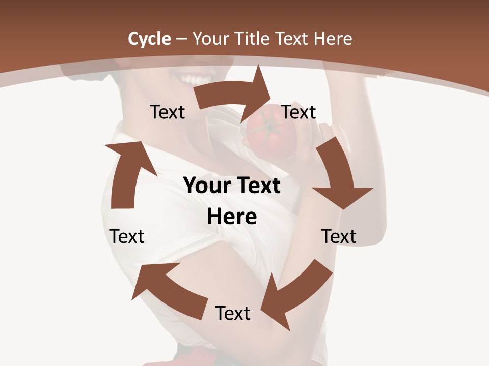 Girl Chef PowerPoint Template