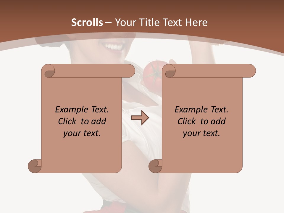 Girl Chef PowerPoint Template