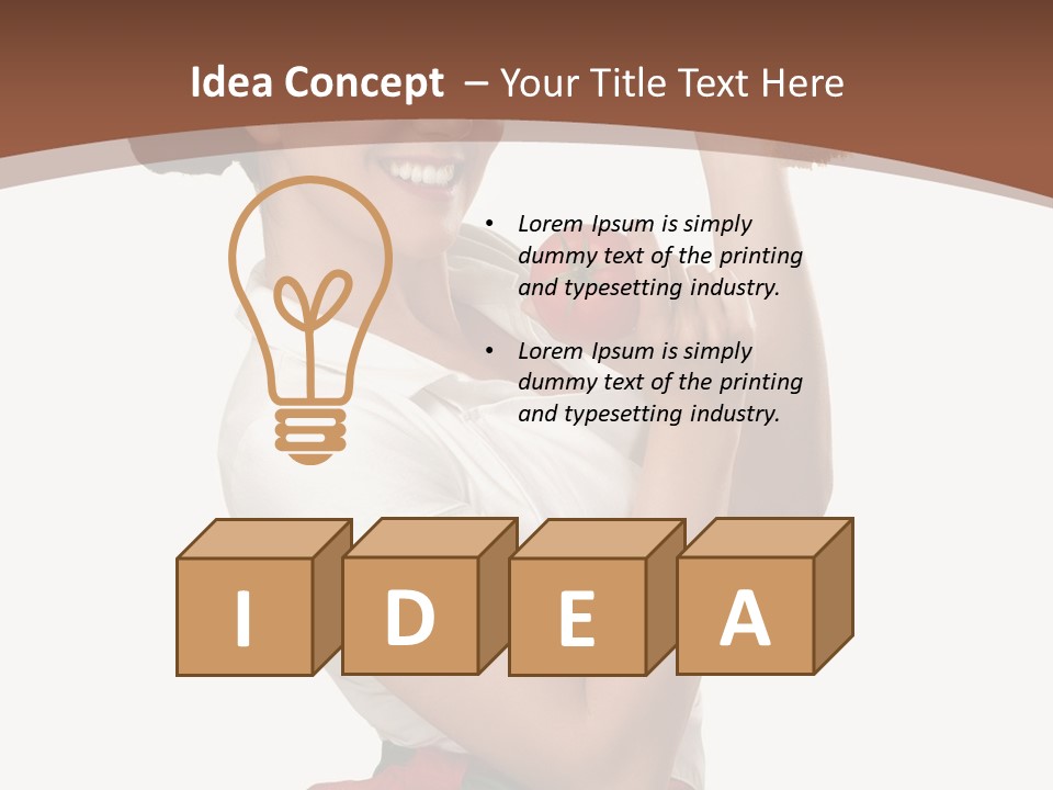 Girl Chef PowerPoint Template