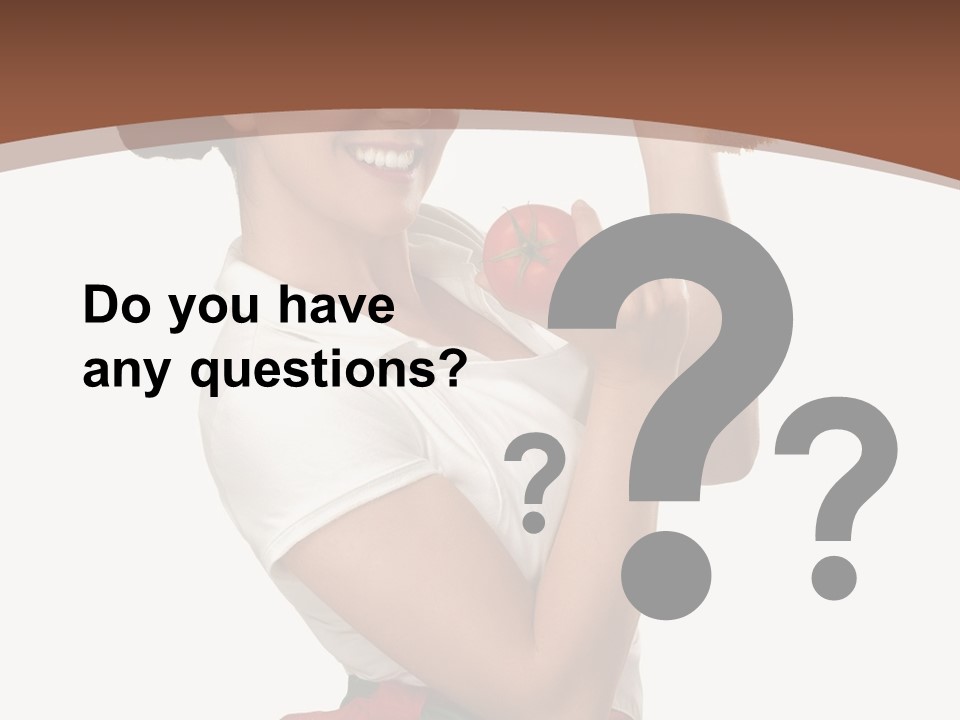 Girl Chef PowerPoint Template