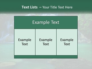 Waterfall PowerPoint Template