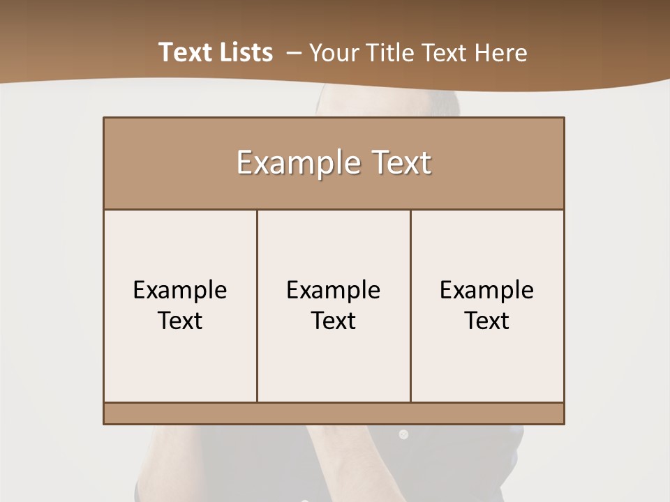Man Eating Pizza PowerPoint Template
