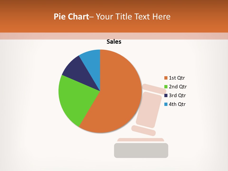 Judicial Gavel PowerPoint Template