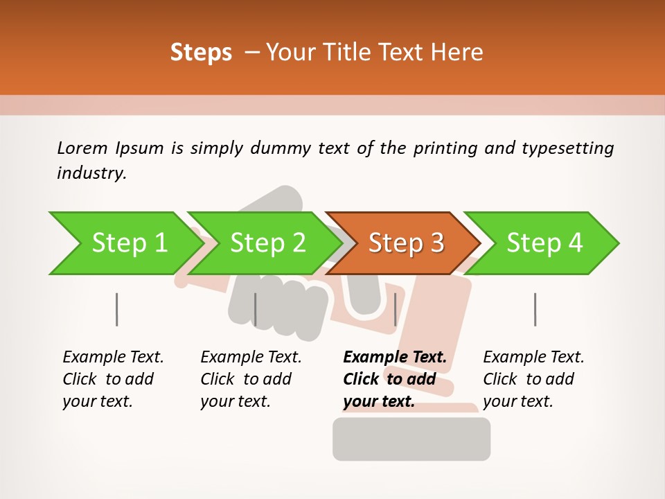 Judicial Gavel PowerPoint Template