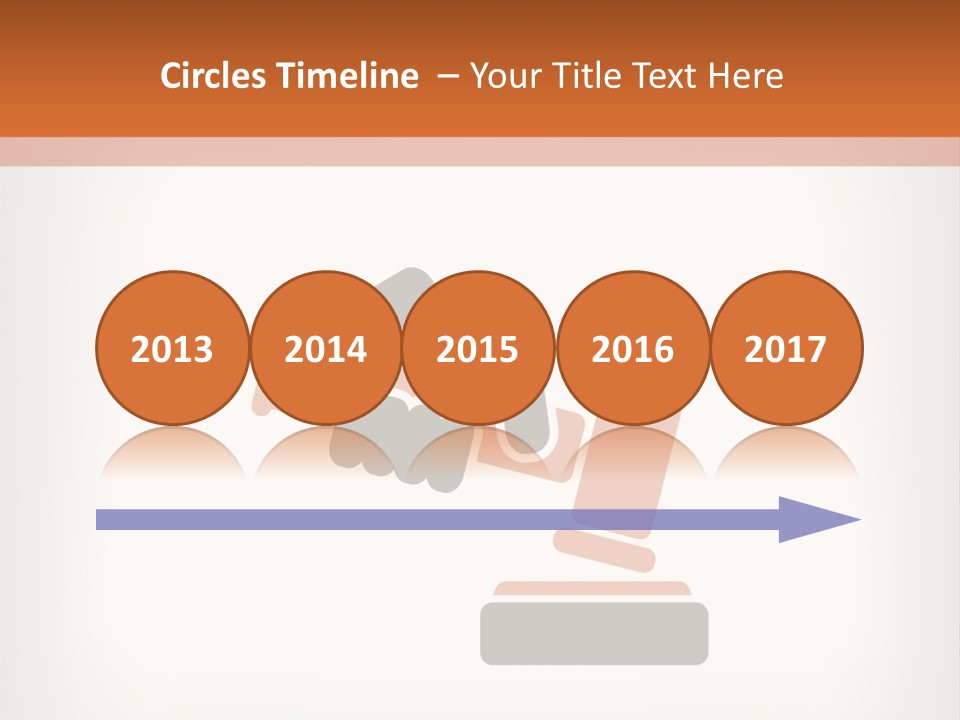 Judicial Gavel PowerPoint Template